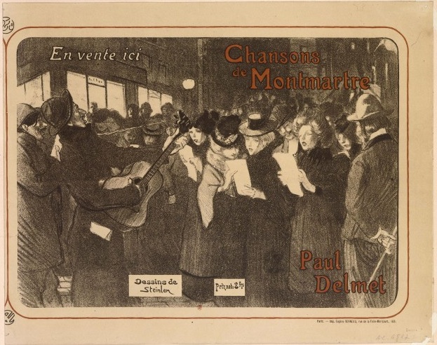 Chansons de Montmartre (1899) (C504) (poster) (Collection of the Bibliotheque Nationale de France)