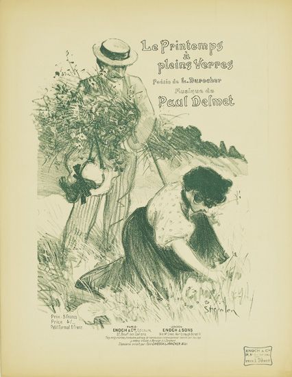 Le Printemps a Pleins Verres (1897) (C 465)