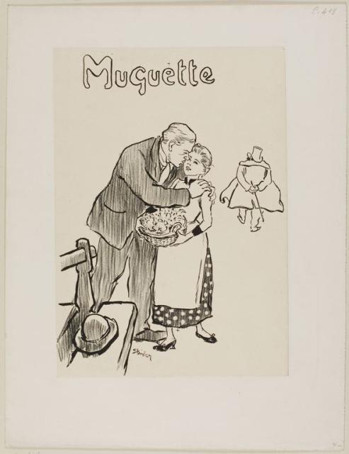 Muguette (1892) (C 415) (early state not described in C) (Collection of the Art Institute of Chicago)