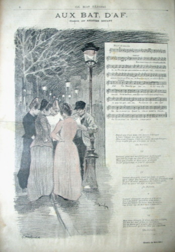 Aux Bat d'Af by Aristide Bruant (Aug. 30, 1891)