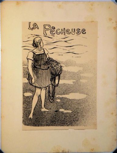 La Pecheuse (1892) (C 406) (1st state) (Private collection, U.S.)