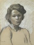 Portrait de Colette, fille de l'artiste (drawing)