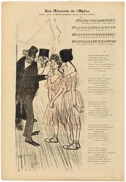 Les Abonnes de L'Opera by Heros-Cellarius (Feb. 10, 1895)