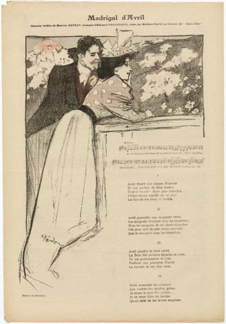 Madrigal D'Avril by Maurice Boukay (Apr. 28, 1895)