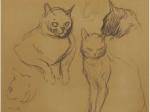 Cat Sketches (Jakobowicz & Associes Auction, Mar. 10, 2012)