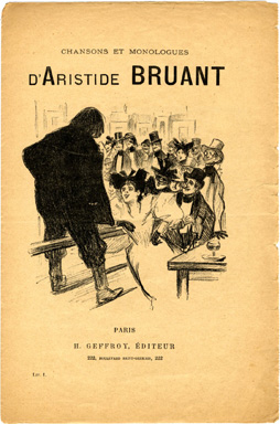 Chansons et Monologues d'Aristide Bruant 