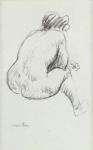 Charcoal study for etching (Chenu - Berard - Peron auction, June 11, 2012)