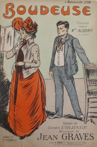 Boudeuse -- Re-use of image for Si Tu L'Avais Voulu (1890) (C 368)