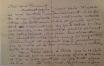 Letter to Fouquet (Jul. 14, 1922) (front)