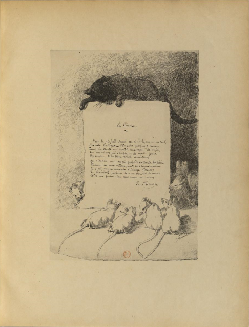 L'Album du Chat Noir (1885) (C 540) (Le Chat)