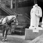 Plaster maquette for Steinlen monument (Grand Palais exhibition, 1936)