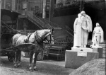Plaster model for Steinlen monument (Grand Palais exhibition, 1936)