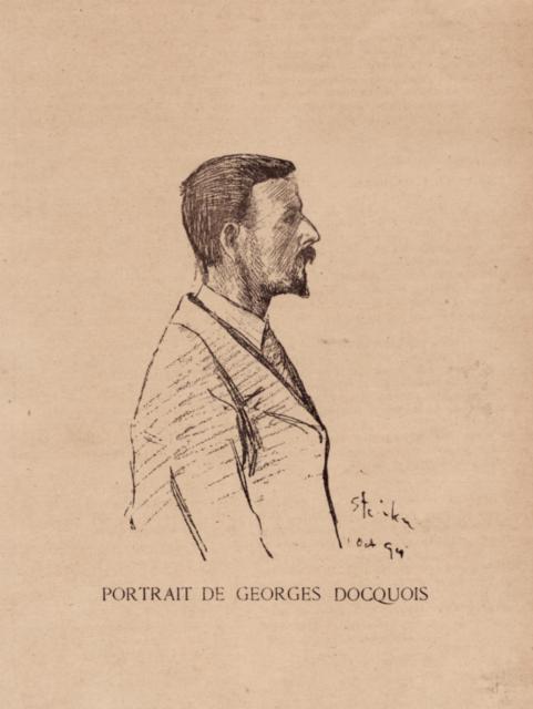 La Plume (No. 132, 1894) (Portrait de Georges Docquois)