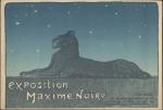 Exposition Maxime Noire (1900) (invitation card) (Aponem auction, Mar. 29, 2014)