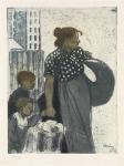 Menagere et Enfants Rentrant du Lavoir (1899) (C 33) (Swann auction, Sept. 23, 2014)