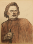 Maxime Gorki a Mi-Corps De Face (1905) (C 265) (Ader auction, Dec. 12, 2014)