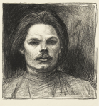 Maxime Gorki de Face, Vu Jusqu'aux Epaules (1905) (C 267) (Ader auction, Dec. 12, 2014)