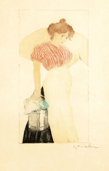 La Blanchisseuse (1898) (C 25) (Ader auction, Dec. 12, 2014)