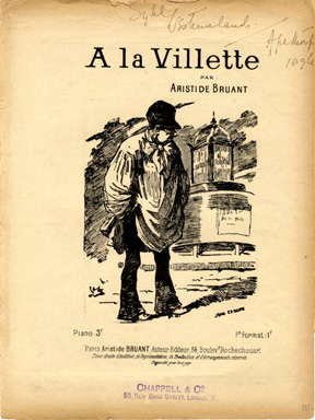 A la Villette (1885) (C 307) (Collection of ImagesMusicales.be)