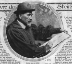 Steinlen in his studio (1920)