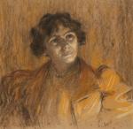 Portrait de Femme (probably Mrs. Gustave Kahn) (Aguttes auction, Sept. 16, 2015)